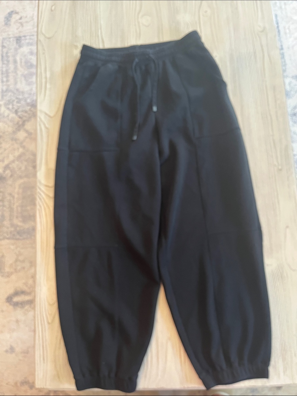 RD style Black  Drawstring jogger baloon  Pants size medium